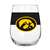 Iowa 16oz Colorblock Curved Beverage Glass