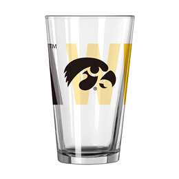 Iowa 16oz Overtime Pint Glass