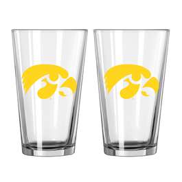 Iowa 16oz Logo Pint Glass