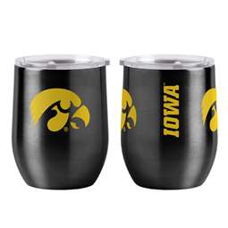Iowa 16oz Gameday Stainless Curved Beverage