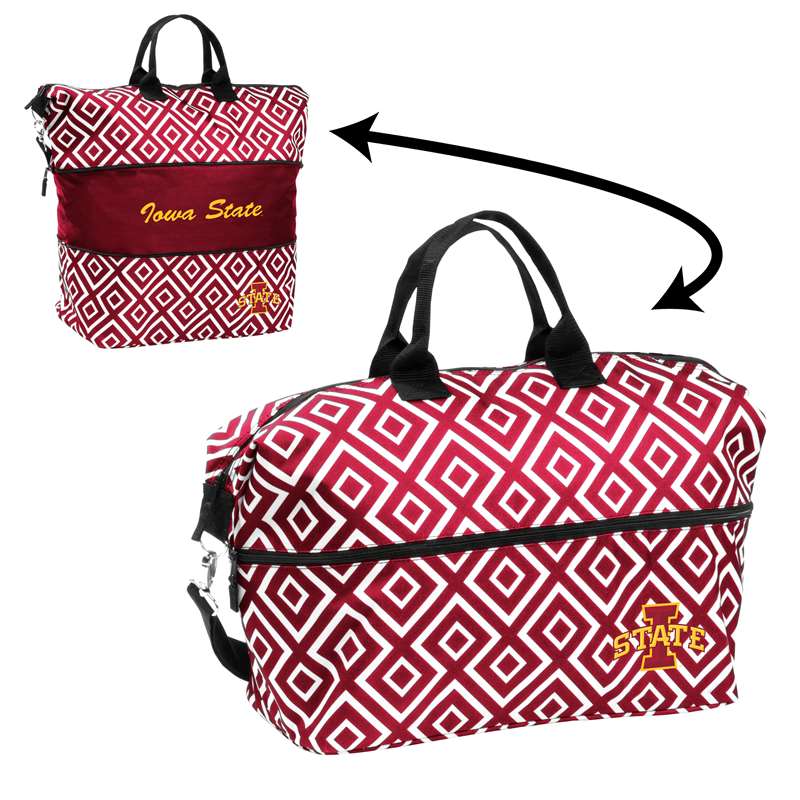 Iowa State University Cyclones Expandable Tote Bag