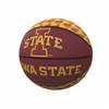 Iowa State University Cyclones Repeating Logo Youth Size Rubber Basketball
