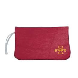 IA State Crosshatch Wristlet