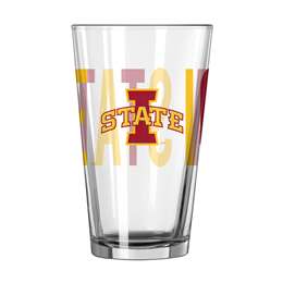 Iowa State 16oz Overtime Pint Glass  