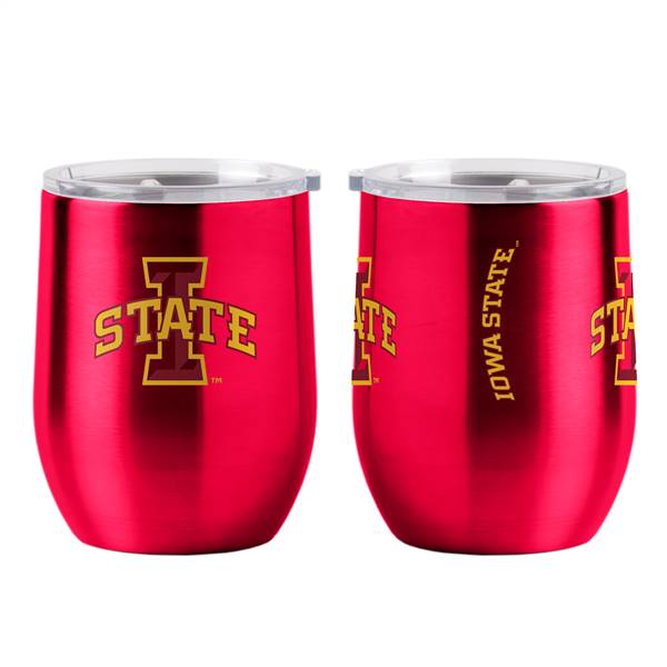 IoWashington State University Cougars University Cyclones 16oz Stainless Curved Beverage