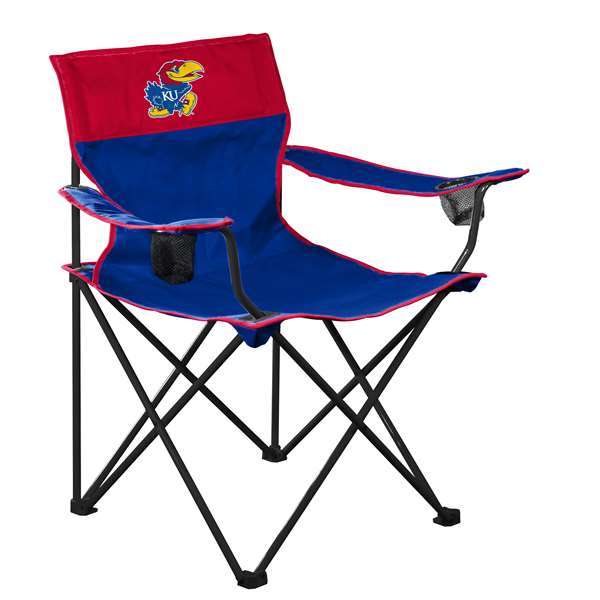 University of Kansas Jayhawks Big Boy Folding Chair with Carry Bag