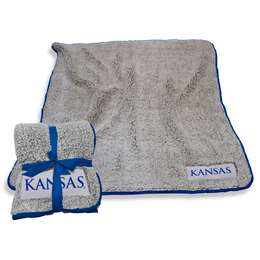 University of Kansas Jayhawks Frosty Fleece Blanket 60 X 50 inches