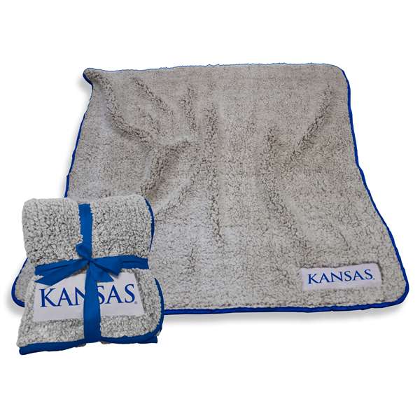 University of Kansas Jayhawks Frosty Fleece Blanket 60 X 50 inches