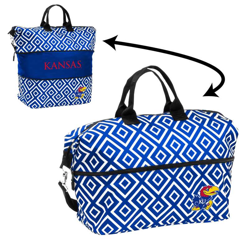 University of Kansas Jayhawks Expandable Tote Bag