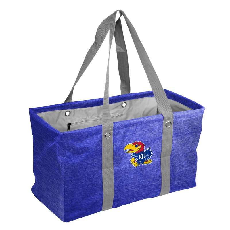 University of Kansas Jayhawks Crosshatch Picnic Caddy Tote Bag