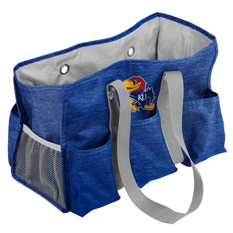 University of Kansas Jayhawks Crosshatch Junior Picnic Caddy Tote Bag