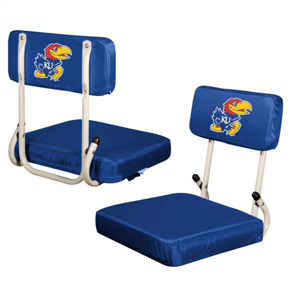 University of Kansas Jayhawks Folding Hard Back Stadium Seat - Bleacher Chair