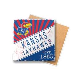 Kansas Burst Ceramic Coaster