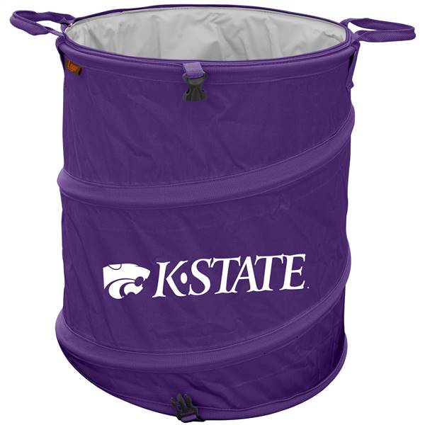 Kansas State University Wildcats Collapsible 3-in-1 Cooler, Trach Can, Hamper