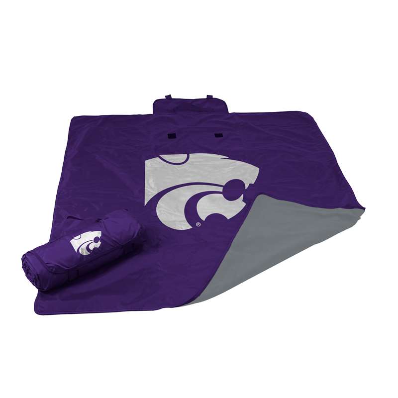 NCAA Kansas State Wildcats Adult All Weather Blanket, Purple