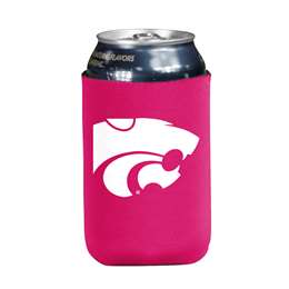 KS State Pink Flat Can Coozie