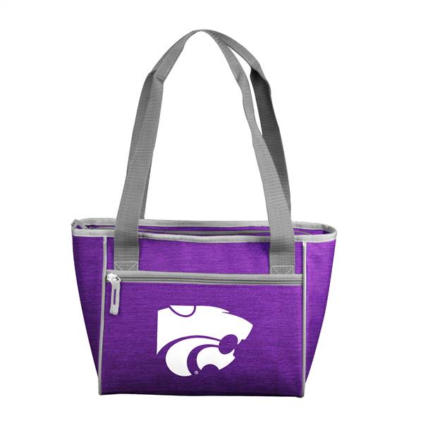 Kansas State University Wildcats Crosshatch 16 Can Cooler Tote Bag