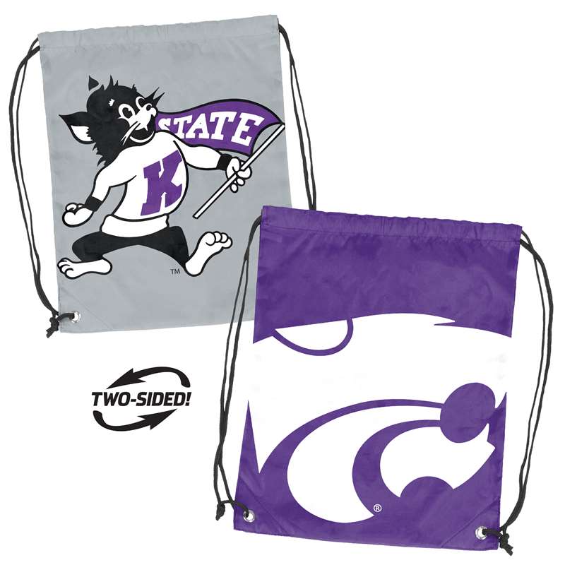 Kansas State University Wildcats Doubleheader Draw String Backsack