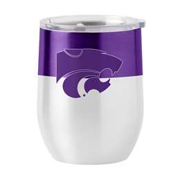 Kansas State University Wildcats 16oz Colorblock Stainless Curved Beverage