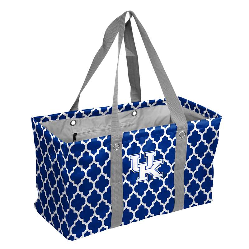 Kentucky Quatrefoil Picnic Caddy