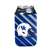 Kentucky Diagonal Stripe Flat Coozie