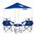 Kentucky Wildcats Canopy Tailgate Bundle - Set Includes 9X9 Canopy, 2 Chairs and 1 Side Table   