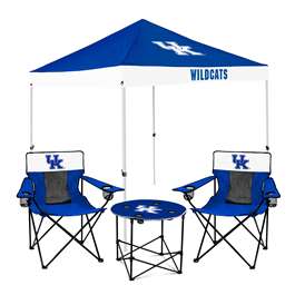 Kentucky Wildcats Canopy Tailgate Bundle - Set Includes 9X9 Canopy, 2 Chairs and 1 Side Table