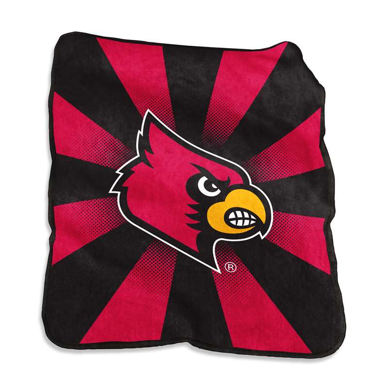 University of Louisville Cardinals Raschel Throw Blanket