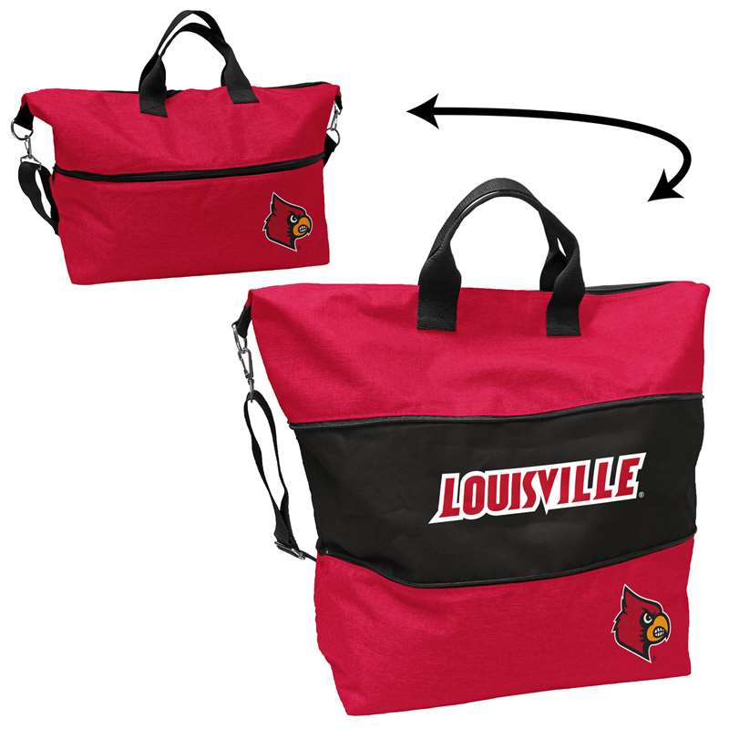 University of Louisville Cardinalss Crosshatch Expandable Tote Bag