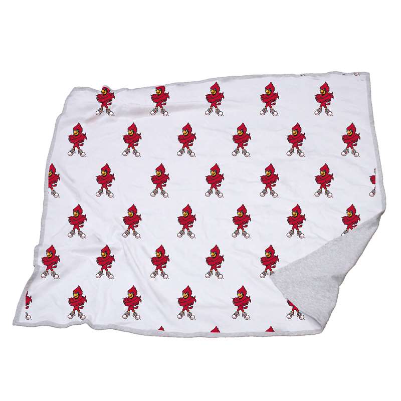 University of Louisville Cardinalss Sweatshirt Blanket 84 X 54 inches