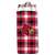 Louisville Plaid Slim Can Coozie