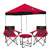 Louisville Cardinals Canopy Tailgate Bundle - Set Includes 9X9 Canopy, 2 Chairs and 1 Side Table