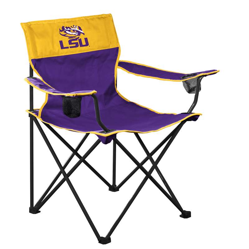 LSU Tigers Big Boy Folding Chair with Carry Bag