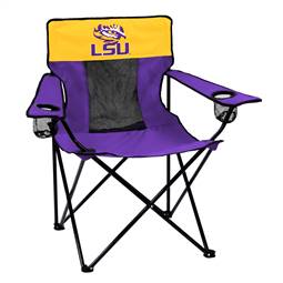 LSU Louisiana State University Tigers Eilte Folding Chair with Carry Bag         
