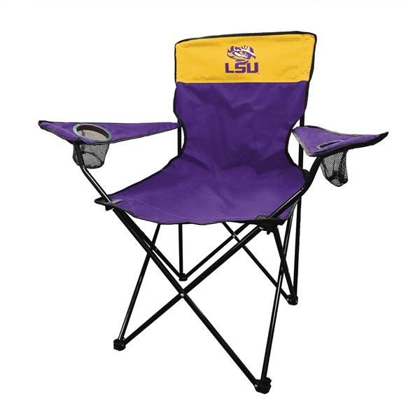 LSU Louisiana State University Tigers Legacy Folding Chair with Carry Bag