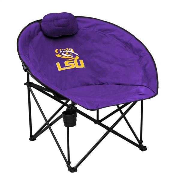 LSU Louisiana State University Tigers Round Squad Chair
