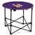 LSU Louisiana State University Tigers Round Folding Table with Carry Bag