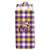 LSU Plaid Slim Can Coozie