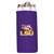 LSU LSU and Tiger Eye Color Logo Slim Can Purple  Coozie