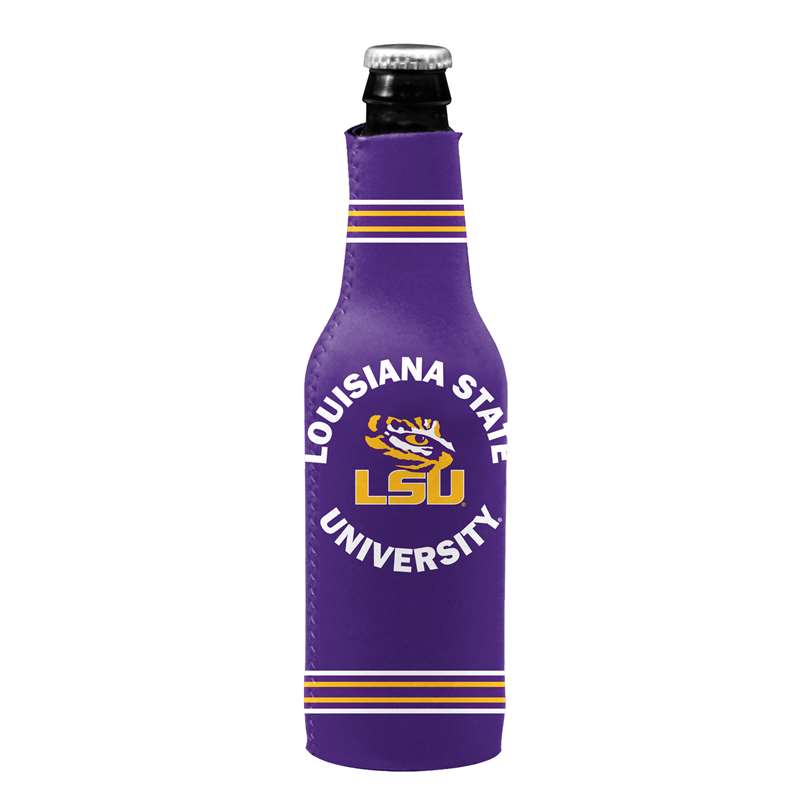 LSU Crest Logo Bottle Coozie