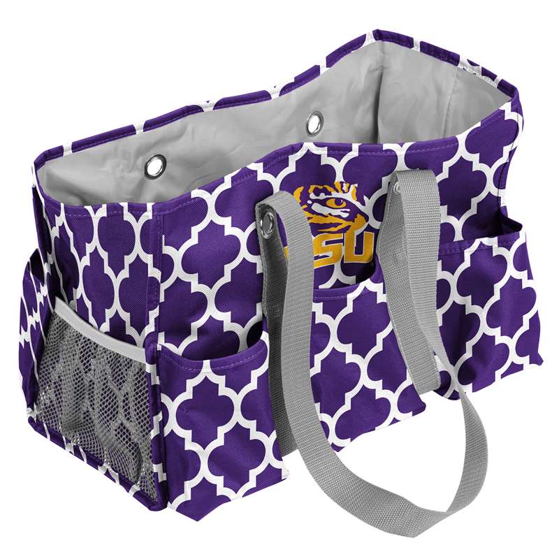 LSU Louisiana State University Quatrefoil Jr Caddy