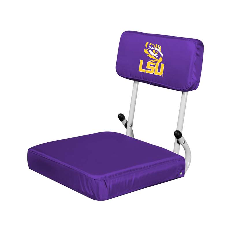 LSU Louisiana State University Tigers Folding Hard Back Stadium Seat - Bleacher Chair