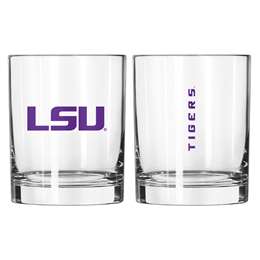 LSU 14oz Gameday Rocks Glass