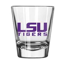 LSU 2oz Satin Etch Shot Glass