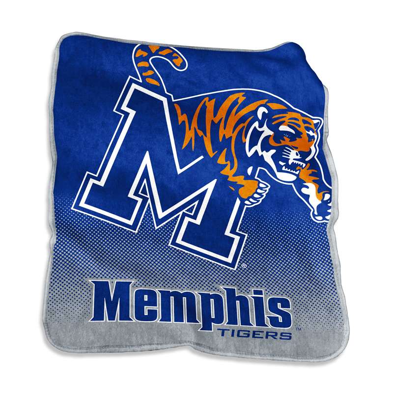 University of Memphis Tigers Raschel Throw Blanket - 50 X 60 in.