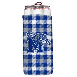 Memphis Plaid Slim Can Coozie