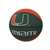 University of Miami Hurricanes Repeating Logo Youth Size Rubber Basketball