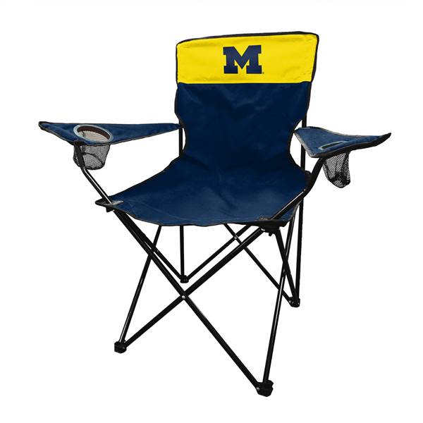 University of Michigan Wolverines Legacy Folding Chair with Carry Bag