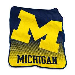 University of Michigan Wolverines Raschel Throw Blanket - 50 X 60 in.