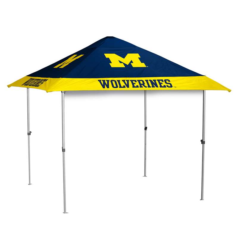 Michigan Wolverines Canopy Tent 10X10 Pagoda